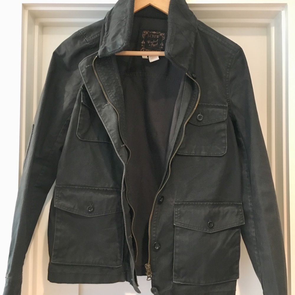 J Crew Waxed & Aged Field Jacket